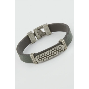 Noktalı Suni Deri Bileklik