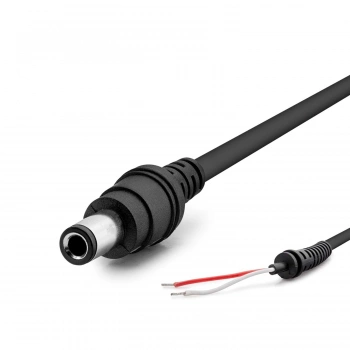 Notebook Adaptör Kablosu 6.3*3.0 30W-90W 1.2M Siyah HD4154