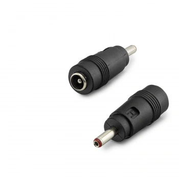 Notebook Adaptör Ucu Çevirici 3.5*1.35 (M) To 5.5*2.5 (F) 10Lu Paket Siyah HDX1314