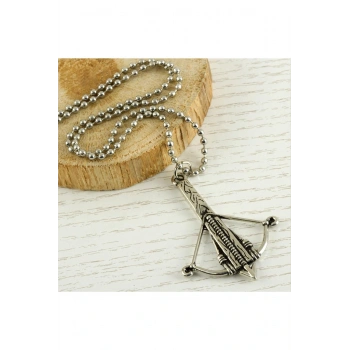 Ok Figürlü Metal Kolye