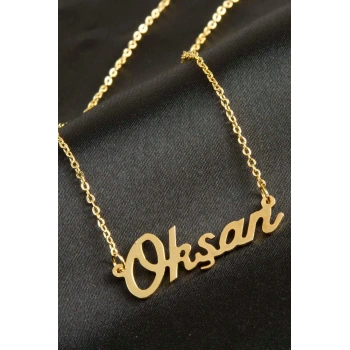 Okşan İsimli Kolye (Kişiye Özel)