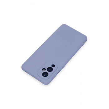 One Plus 9 Kılıf Nano içi Kadife Silikon - Lila