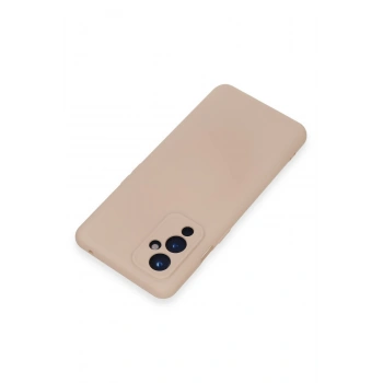 One Plus 9 Kılıf Nano içi Kadife Silikon - Pudra