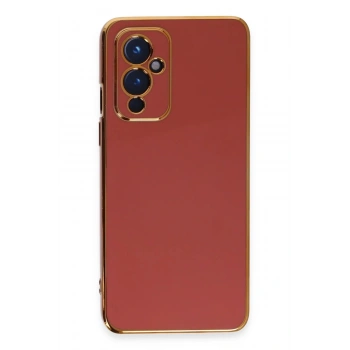 One Plus 9 Kılıf Volet Silikon - Kırmızı