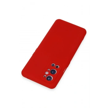 One Plus 9 Pro Kılıf Nano içi Kadife Silikon - Kırmızı
