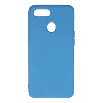 Oppo A12 Kılıf Nano içi Kadife Silikon - Mavi