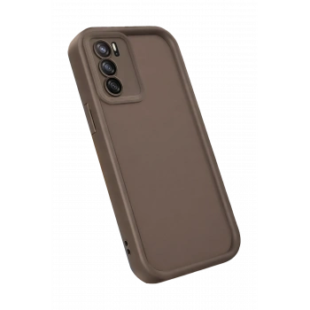 Oppo A16 Kılıf Viera Silikon - Kahverengi