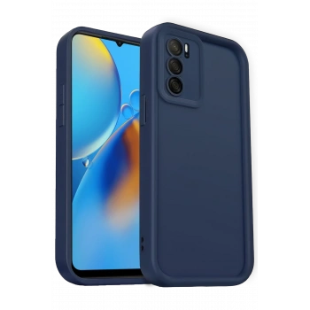 Oppo A16 Kılıf Viera Silikon - Lacivert