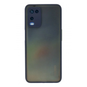 Oppo A54 4G Kılıf Montreal Silikon Kapak - Lacivert