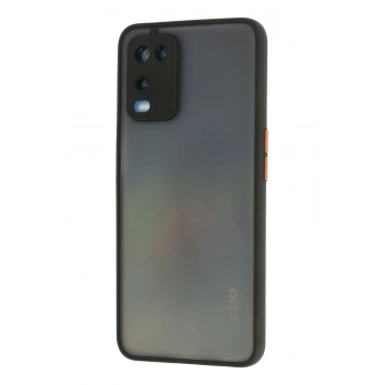Oppo A54 4G Kılıf Montreal Silikon Kapak - Siyah