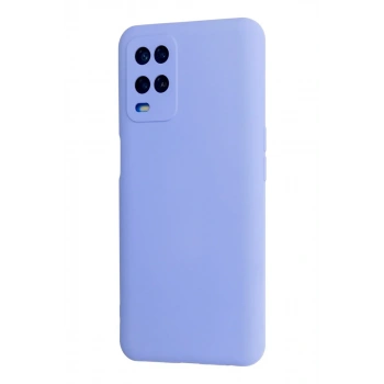 Oppo A54 4G Kılıf Nano içi Kadife Silikon - Lila