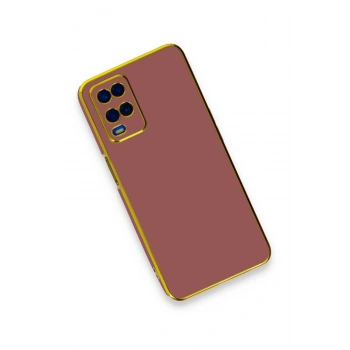 Oppo A54 4G Kılıf Volet Silikon - Kırmızı