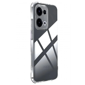 Oppo A6 Pro 4G Lüx Şeffaf Silikon - Şeffaf