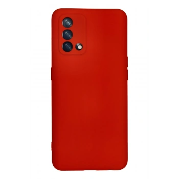 Oppo A74 4G Kılıf Nano içi Kadife Silikon - Kırmızı