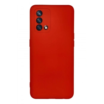 Oppo A74 4G Kılıf Nano içi Kadife Silikon - Kırmızı