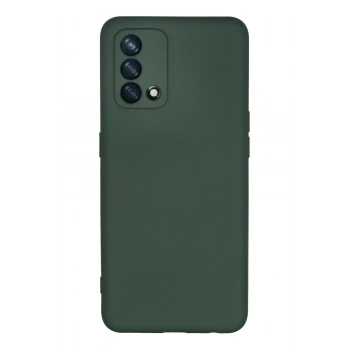 Oppo A74 4G Kılıf Nano içi Kadife Silikon - Koyu Yeşil