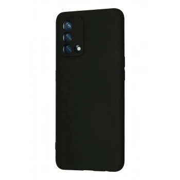 Oppo A74 4G Kılıf Nano içi Kadife Silikon - Siyah