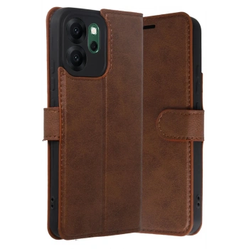 Oppo Reno 14F Trend S Plus Kapaklı Kılıf - Taba