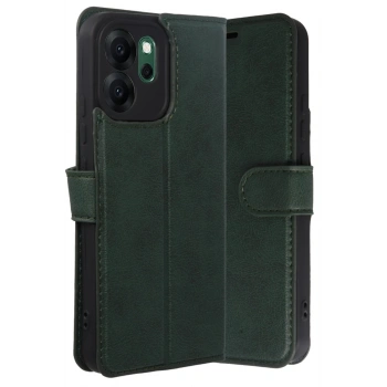 Oppo Reno 14F Trend S Plus Kapaklı Kılıf - Yeşil