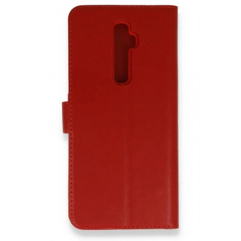 Oppo Reno 2Z Kılıf Trend S Plus Kapaklı Kılıf - Kırmızı