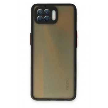 Oppo Reno 4 Lite Kılıf Montreal Silikon Kapak - Siyah