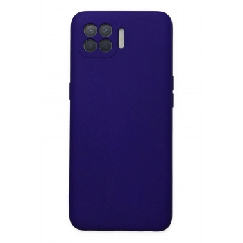 Oppo Reno 4 Lite Kılıf Nano içi Kadife Silikon - Mor