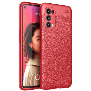 Oppo Reno 5 Kılıf Auto Focus Kapak - Kırmızı