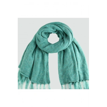 Örgülü İplik Kışlık Şal