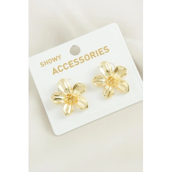 Orkide Trend Metal Küpe