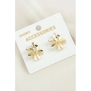 Orkide Trend Metal Küpe