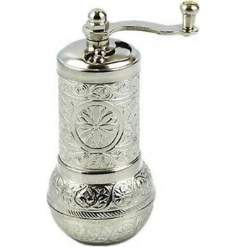 Osmanlı Motifli Kahve ve Baharat Değirmeni Gümüş