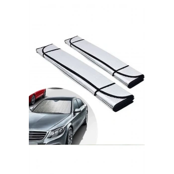 Oto Ön Cam Güneşlik Katlanabilir Uv Koruyucu Renault Megane Hyundai İ20 Opel Astra Toyota Corolla