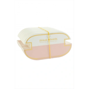 Oval Kalın Zirkon Bileklik Kartı 100 Adet