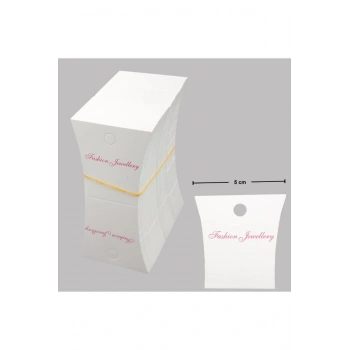 Oval Kesim Kolye Kartı