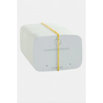 Oval Lüx Küpe Kartı 100 Adet