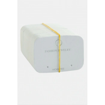 Oval Lüx Küpe Kartı 100 Adet