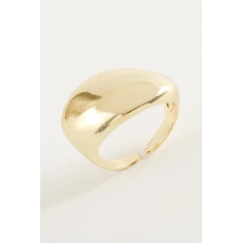 Oval Metal Yüzük