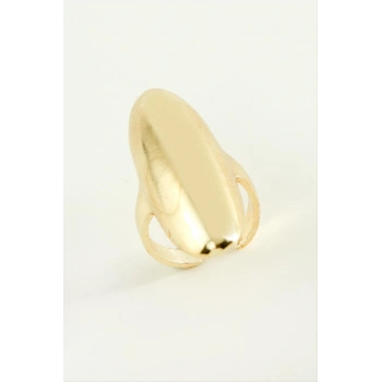 Oval Metal Yüzük