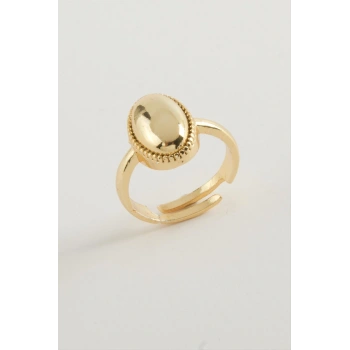 Oval Metal Yüzük