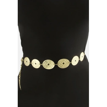 Oval Metal Zincir Kemer