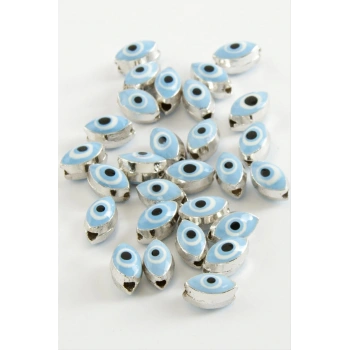 Oval Nazar Mineli Bileklik ve Kolye Ucu Aparatı 1 Adet