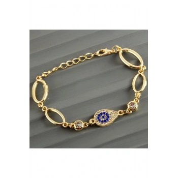 Oval Taşlı Trend Bileklik