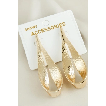 Oval Yeni Sezon Metal Küpe