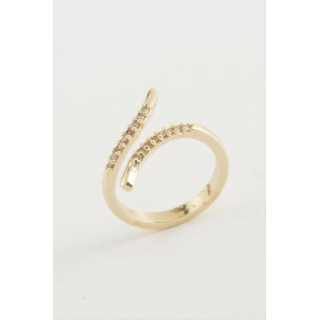 Oval Zirkon Taşlı Yüzük