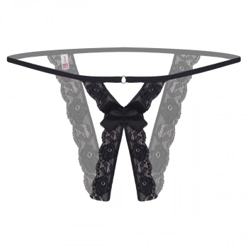  Özel Bölgesi Açık Taşlı Büyük Beden Fantezi Bato Külot