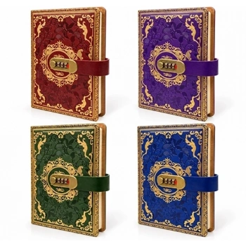 Özel Tasarım Şifreli Deri Defter  Alk3953