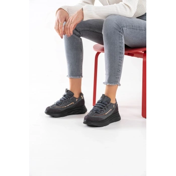 Paloma Gri Bağcıklı Spor Ayakkabı