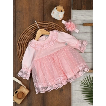 Pamuklu Kız Çocuk Elbise