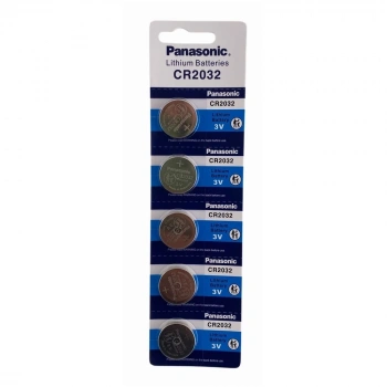 Panasonic Cr2032 3v Lityum Bios Baskül Terazi Pili 5’li Kartela 5 Adet