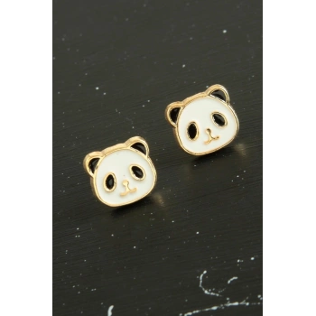 Panda Mineli Minik Küpe